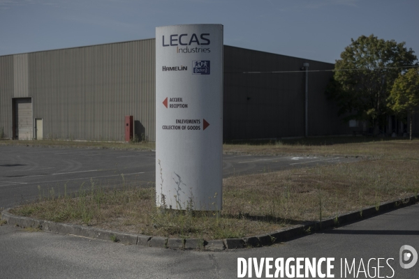 Rassemblement des anciens salariés de la papeterie Lecas à Nersac en Charente