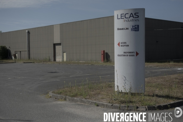 Rassemblement des anciens salariés de la papeterie Lecas à Nersac en Charente