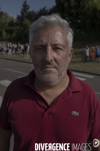 Rassemblement des anciens salariés de la papeterie Lecas à Nersac en Charente