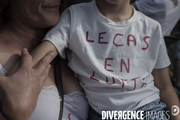 Rassemblement des anciens salariés de la papeterie Lecas à Nersac en Charente