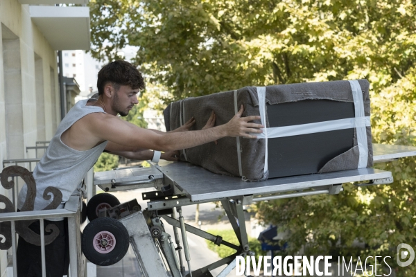 Canicule à Perigueux avec les saisonniers