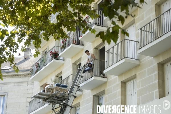 Canicule à Perigueux avec les saisonniers