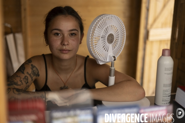 Canicule à Perigueux avec les saisonniers