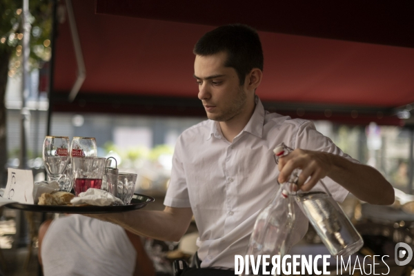 Canicule à Perigueux avec les saisonniers