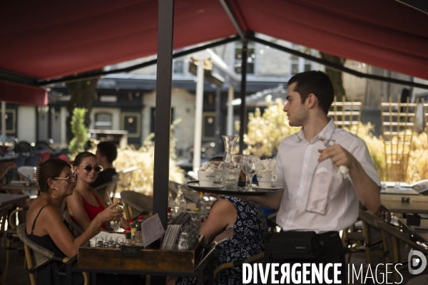 Canicule à Perigueux avec les saisonniers