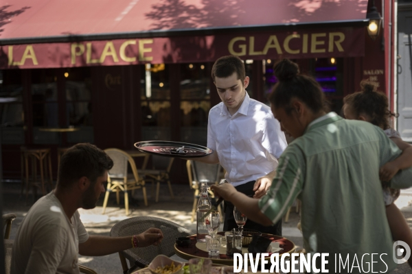 Canicule à Perigueux avec les saisonniers