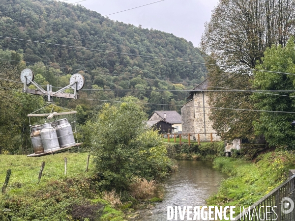 Telepherique a lait