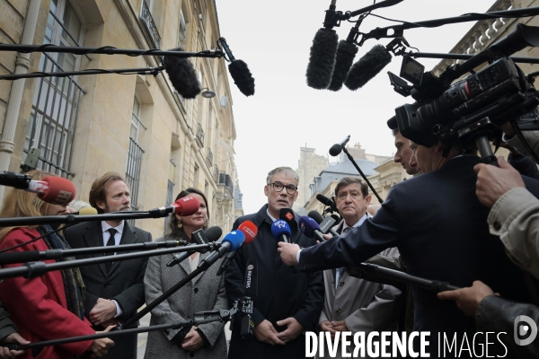 Démission de Sebastien Lecornu / Le parti socialiste reçu a matignon