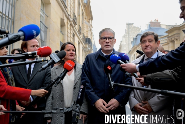 Démission de Sebastien Lecornu / Le parti socialiste reçu a matignon