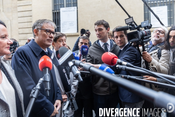 Les partis de gauche reçus à Matignon