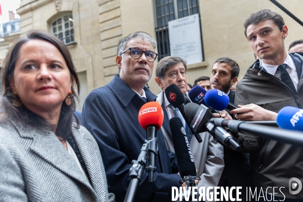 Les partis de gauche reçus à Matignon