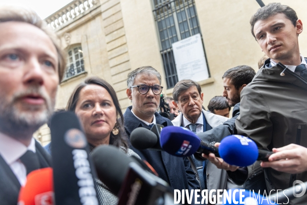 Les partis de gauche reçus à Matignon