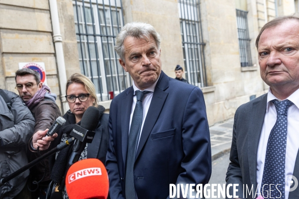 Les partis de gauche reçus à Matignon