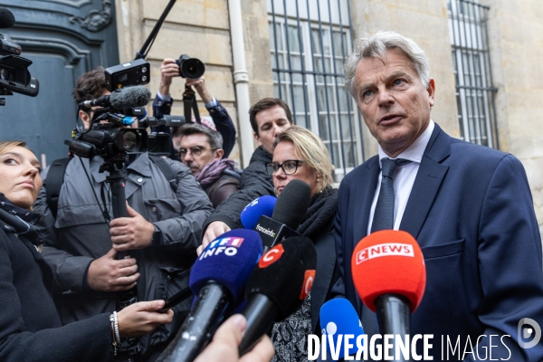 Les partis de gauche reçus à Matignon