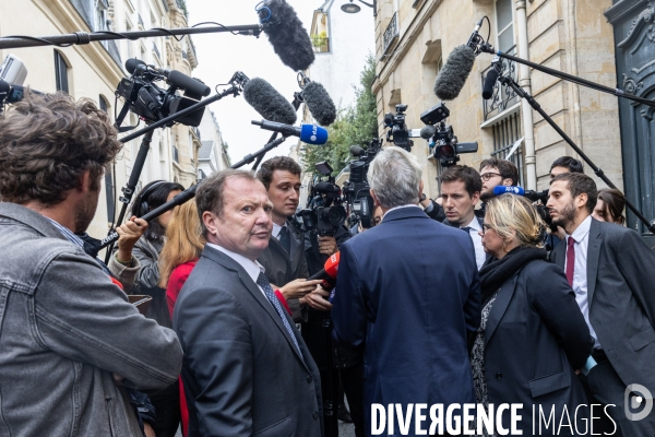 Les partis de gauche reçus à Matignon