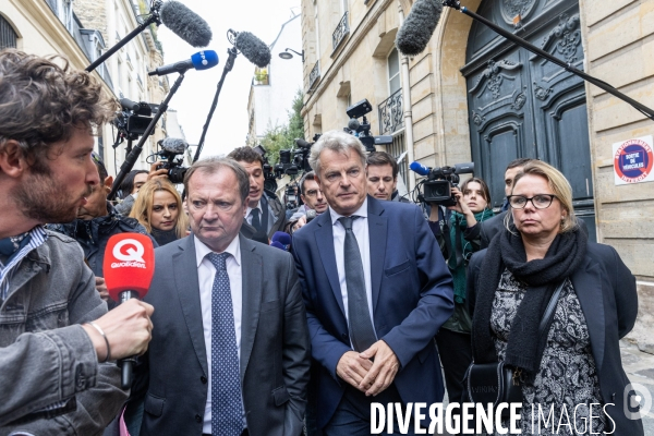 Les partis de gauche reçus à Matignon