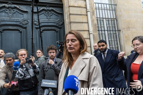 Les partis de gauche reçus à Matignon