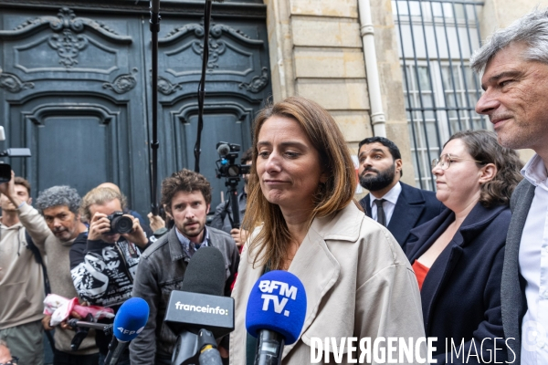 Les partis de gauche reçus à Matignon