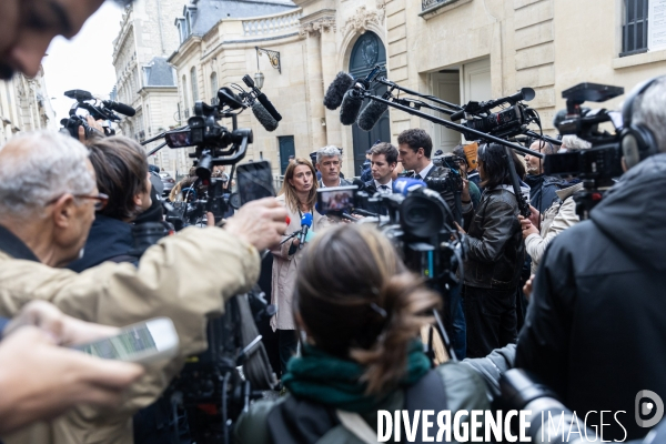 Les partis de gauche reçus à Matignon