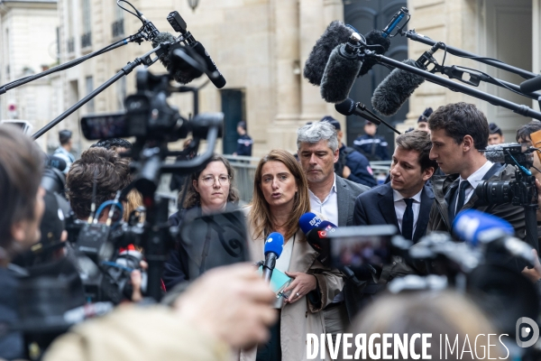 Les partis de gauche reçus à Matignon