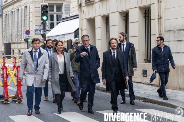 Les partis de gauche reçus à Matignon