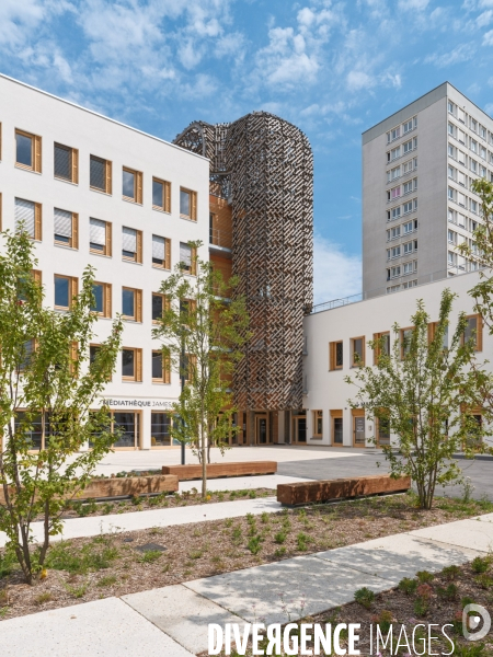 Médiathèque James Baldwin, Paris, 19eme