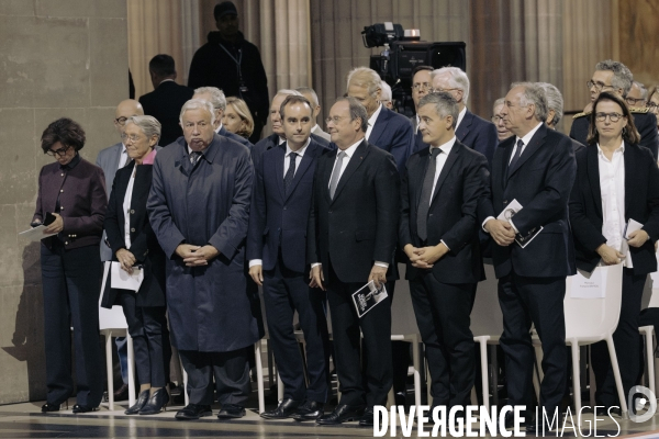 Cérémonie d’entrée au Panthéon de Robert Badinter