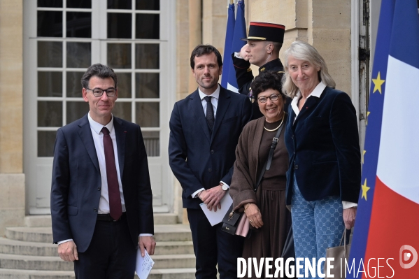 Sébastien LECORNU Premier ministre / Premiere réunion de travail avec les membres du Gouvernement