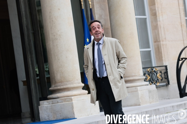 Les chefs de partis a l elysee 