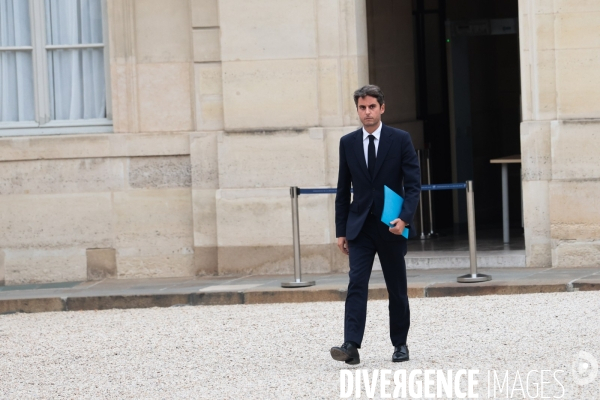 Les chefs de partis a l elysee 