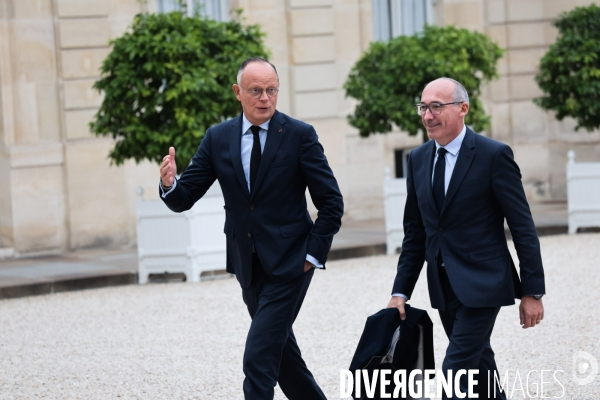Les chefs de partis a l elysee 