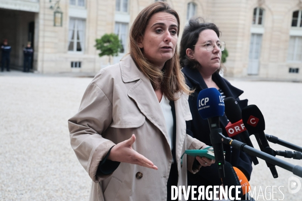 Les chefs de partis a l elysee 