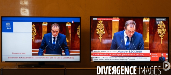 Sébastien Lecornu. Assemblée nationale. Discours de politique générale.