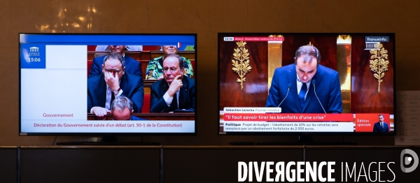Sébastien Lecornu. Assemblée nationale. Discours de politique générale.