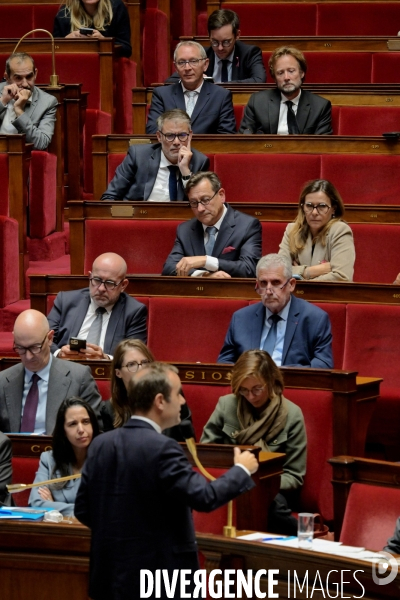Sebastien Lecornu prononce sa déclaration de politique générale
