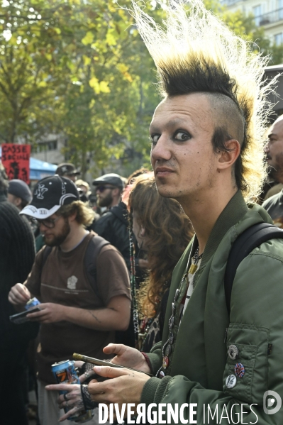 Tekno Parade revendicative à Paris