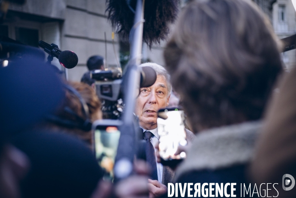 Départ de Nicolas Sarkozy vers la prison