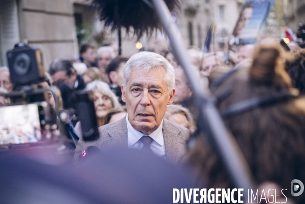 Départ de Nicolas Sarkozy vers la prison