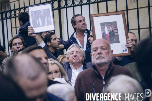 Départ de Nicolas Sarkozy vers la prison