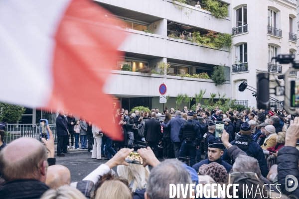 Départ de Nicolas Sarkozy vers la prison