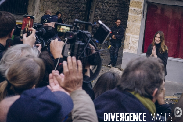 Départ de Nicolas Sarkozy vers la prison