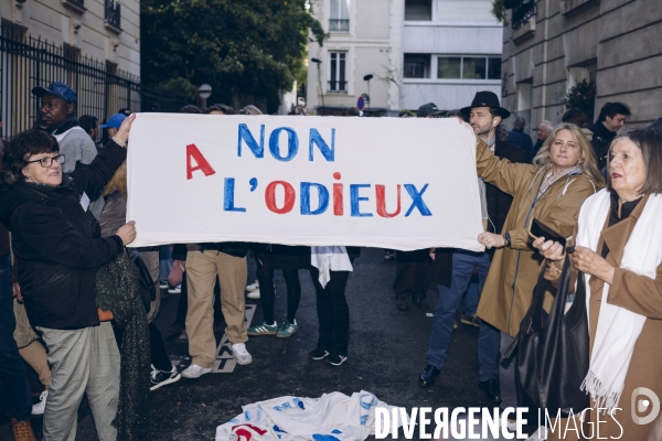 Départ de Nicolas Sarkozy vers la prison