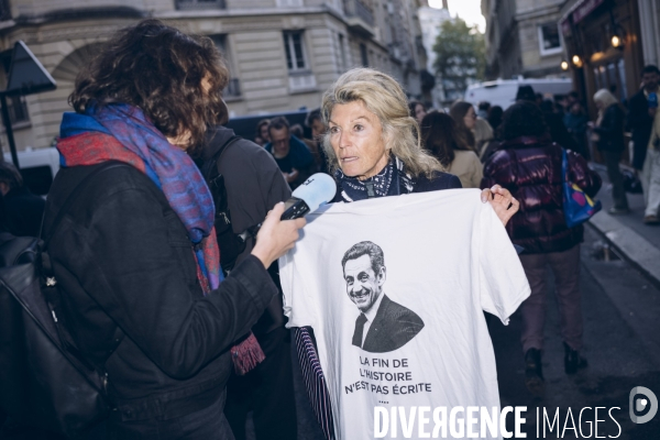 Départ de Nicolas Sarkozy vers la prison