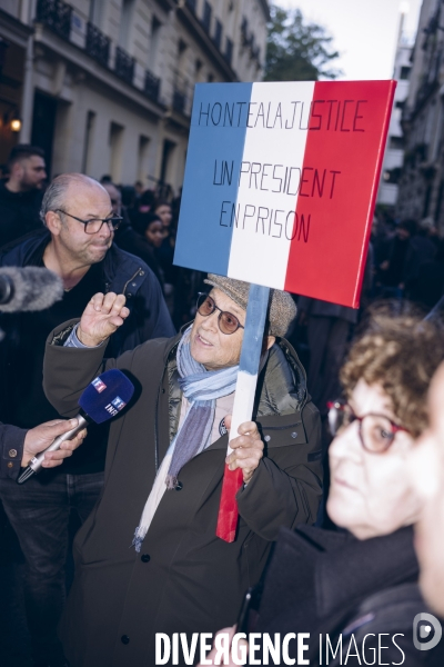Départ de Nicolas Sarkozy vers la prison