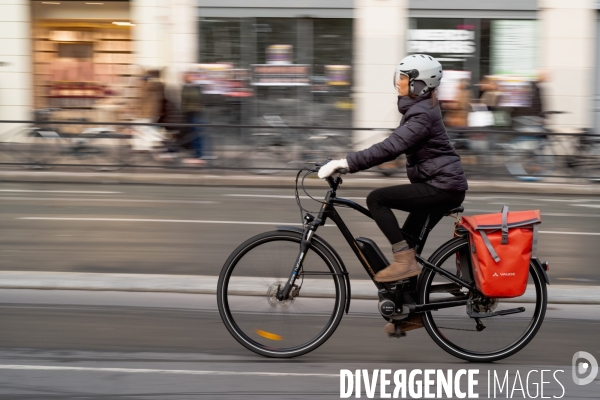 Les parisiens à vélo