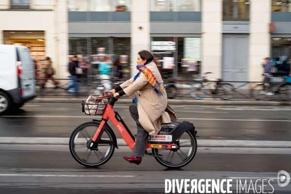 Les parisiens à vélo