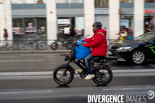 Les parisiens à vélo