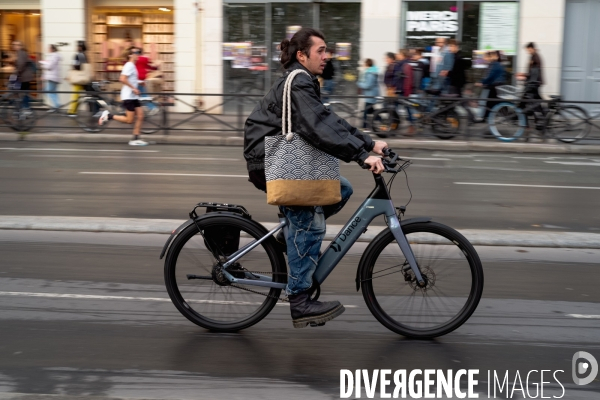 Les parisiens à vélo