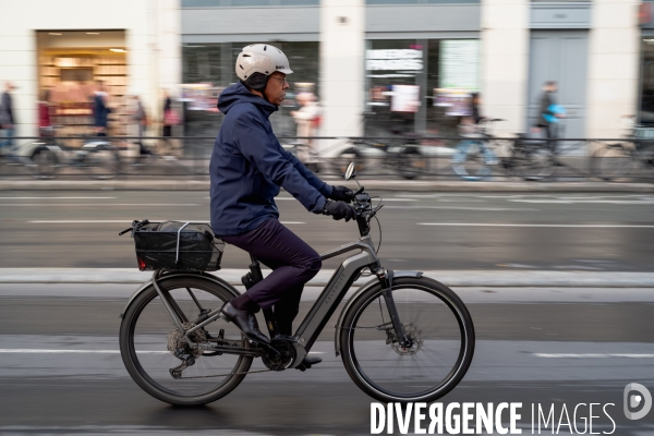 Les parisiens à vélo