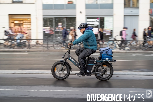 Les parisiens à vélo